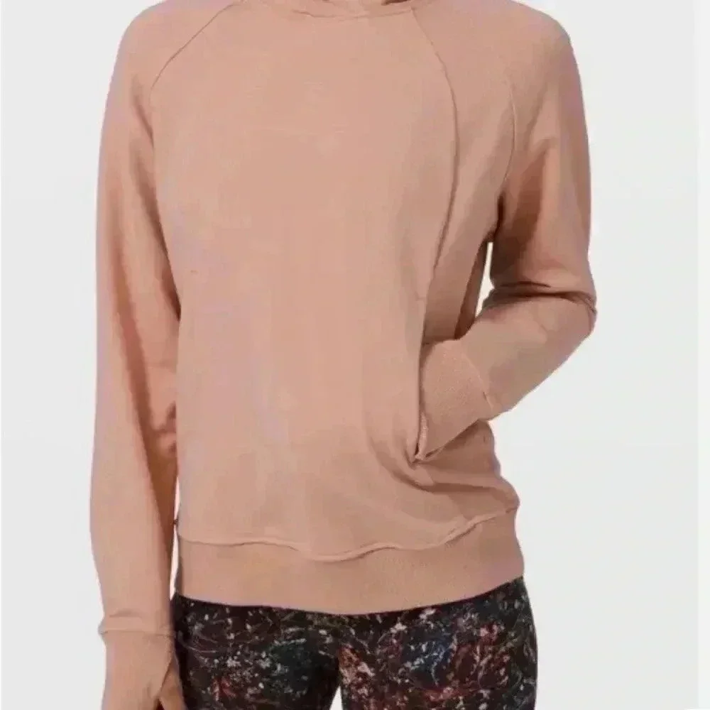 Lululemon Scuba Pullover Pink Pastel